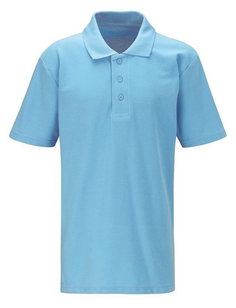 Picture of Polo shirt - plain sky blue