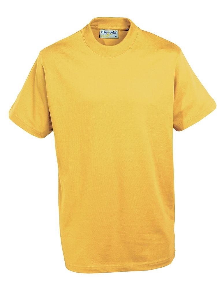 T-Shirts - Gold | Jersey Schools & Sports Kit