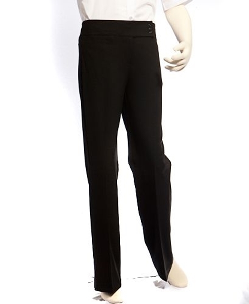 Girls Trousers - Senior Trutex (Button Waist) | Jersey Schools & Sports Kit